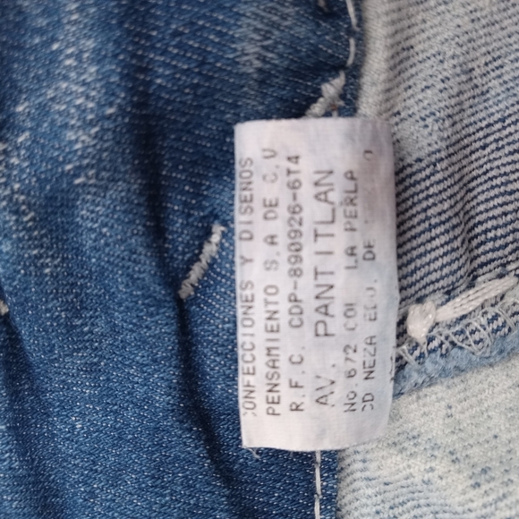 PENSAMIENTO WOMEN'S BLUE JEANS SIZE 7 WITH LOTS OF BLING - Picture 10 of 12